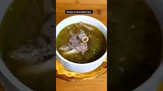 MUTTON SOUP || Mutton clear soup ||  pressure cooker Mutton soup #shorts