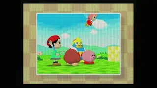 Kirby 64 The Crystal Shards N64 on WII Virtual Console manual en espa&ntilde;ol y gameplay primer nivel