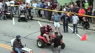 Redneck Tractor Race  Cone Race Slow
