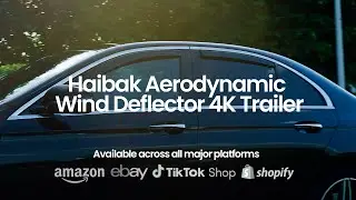 Haibak Aerodynamic Wind Deflector 4K Trailer #automobile #detailing #aerodynamics #caraccessories