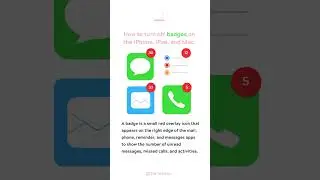 How to turn off the badges on iPhone, iPad, and Mac in the Notifications in the Settings. #Badges