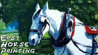 Horse Painting | oil painting | painting tutorial | How to paint horse | oil painting technique