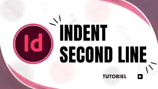 how to indent second line indesign
