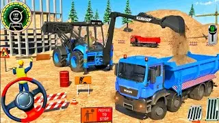 Railroad Builder Simulator Game 2026 - Highway Excavator Construction JCB - Android GamePlay