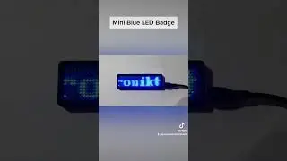 Chinagadget 3 | Small blue LED💡 badge, with integrated battery🔋. #shorts