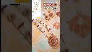 Unboxing Rhosyn Alloy Gold-plated Multicolor | Jewellery Set😍
