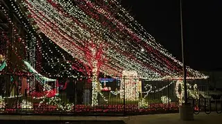 Beautiful Christmas lights!!!! Yay! The Logboat Brewing Company. Merry Christmas Eve!!!!