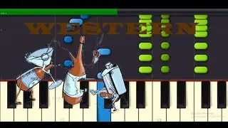 Old Western- Easy Piano Tutorial