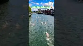 The famous Dublin Liffey Swim #dublin #travel
