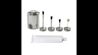 Screw-Top PVC Adhesive Glue Tin Cans With Brush