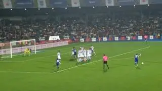 Diego Forlan freekick vs Pune city FC 10.11.16