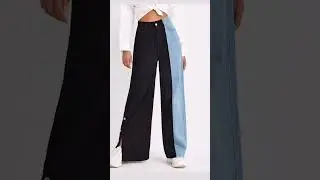 Trendy jeans patterns 👖#shorts #short #shortsfeed #trendyjeans #fashion #newshorts #trending #yt