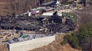 Large fire destroys two buildings at SkyLand Ranch in Sevierville, all animals safe