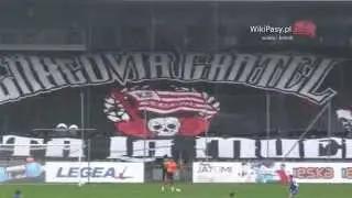 17.10.2015 Cracovia II - Wisła Krak&oacute;w II 4:0 OPRAWA (WikiPasy.pl)