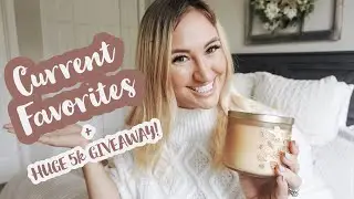 CURRENT FAVORITES ✨ HUGE 5K GIVEAWAY ANNOUNCEMENT! (Closed) | Fall 2019