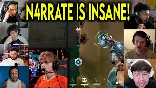 Valorant Streamers Reacts To Sen N4RRATE Insane 4k Against EG In VCT
