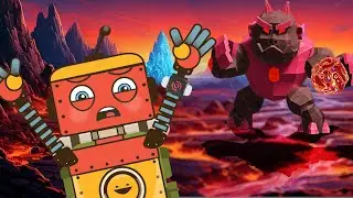 Run The Floor is Lava! 🌋| Brain Breaks | Rusty's World