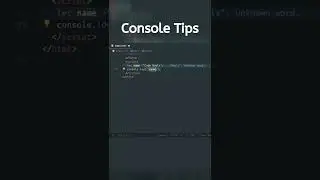 Tips for console log in javascript 
