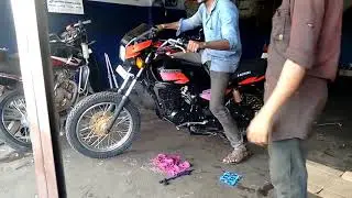Two stroke legendary bike Suzuki shogun..test drive