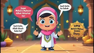 Super Mohid Aur Mahnoor Ka Sachai Ka Sabak 🌙 | Islamic Moral Story for Kids