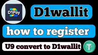 D1wallit  / how to register in d1wallit / best exchange application / u9 wallit change to d1wallit