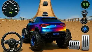 Monster Truck Mega Ramp Impossible Driver - 4x4 Ultimate Car Stunts GT Racing - Android GamePlay 07