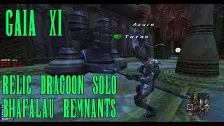 FFXI - GaiaXI Server - Relic DRG Soloing Bhaflau Remnants Salvage.