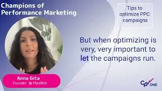 Anna Gita:'s Top 2 Tips for Optimizing Traffic Sources: Patience & Small Changes