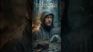 How Rain Deletes Solo Campers #solocamping #campingsafety #survival #wilderness #raincamping