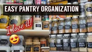 Pantry Organization | Declutter | Organize your cabinet | Spice rack review