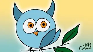 How to Draw a Circle owl | drawing for kids