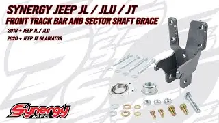 Synergy Jeep JL / JT Front Track Bar and Sector Shaft Brace Installation Video