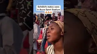 Everyone stood up for Team Eternity&rsquo;s DefeDefe at the Accra Sport Stadium🔥🔥