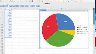 Math 159 Statcrunch Lab part 5 - Pareto Chart Pie chart Scatter plot