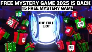 FULL LIST OF 15 FREE MYSTERY GAME 2025  | MY PREDICTIONS | THE LIST | EPIC GAMES STORE MYSTERY GAME