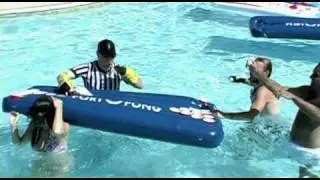 Is it a beer pong table or a pool float?