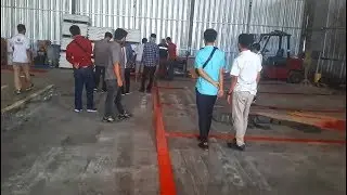 CARA APLIKASI CAT MARKA JALAN WATER BASED
