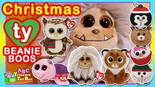 TY BEANIE BOO, Christmas Plush Dolls, Ornaments, Keychains - Cube Santa Doll