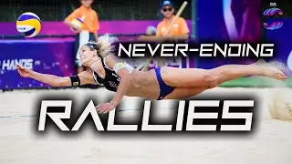 Most EPIC Never-Ending Rallies of Rome! | Beach Volleyball World Tour Finals 2019