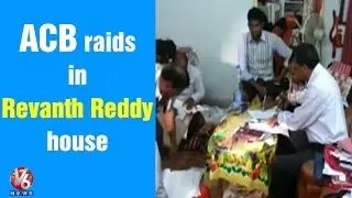Chandrababu 'Cash for Vote' case | ACB raids in Revanth Reddy house - Teenmaar   News (09-06-2015)