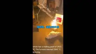 Melting Molybdenum at 2800 &deg;C | LJINDUCTION High Frequency Induction Furnace Demo