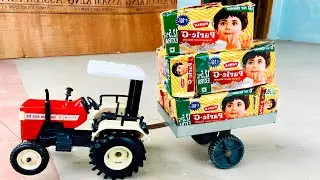 Swaraj 855 Tractor | PARLE-G Loading Tractor Toys