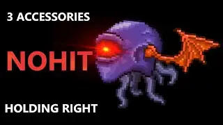 Fallen Beholder NOHIT with 3 ACCESSORIES, HOLDING RIGHT // Terraria Thorium Mod