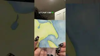 Watercolor Map 🗺️ #shorts #shortsart #art #painting #artist #wedding #weddingstationery #custom