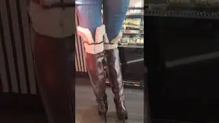 Fernando Berlin thigh-high boots with fur - Model 917