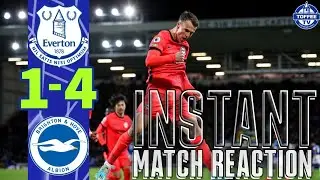 Everton 1-4 Brighton | Gwladys Street Reaction