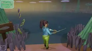Cozy game water activities: boating, micro fishing, algae clean-up, water wheels