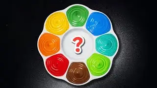 How to Create 9 Magical Colors from Red, Yellow, Cyan and Lime Green || Sun Art
