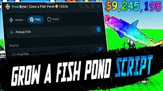 Grow a fish pond script &ndash; (Autofarm fish, Auto Sell)