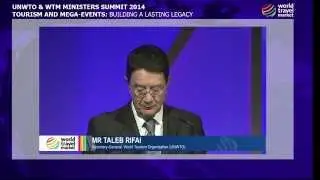 UNWTO & WTM Ministers' Summit - Tourism and Mega-Events @ #WTM14 | Tues 4 Nov